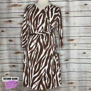 LuLaRoe 2XL Zebra NWT Michelle Wrap Dress